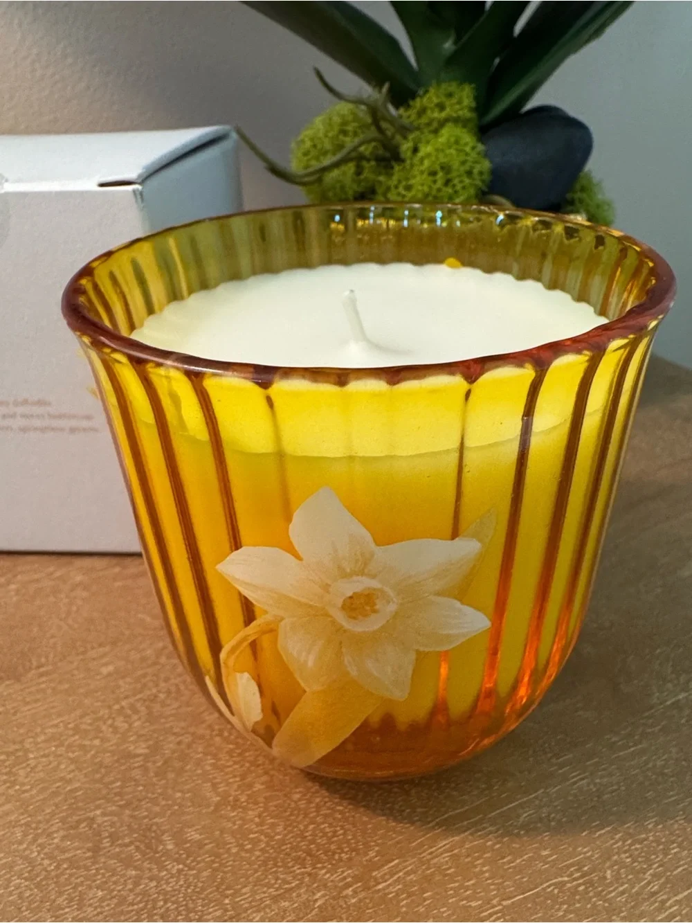 Anthropologie March Floral Candle